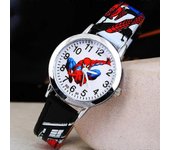 Kids Boys Spiderman Reloj de cuarzo Reloj de pulsera Negro