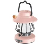 Luz para acampar, luz de camping de metal vintage recargable, luz vintage colgante a pilas, bombilla impermeable portátil para tiendas de campaña a...