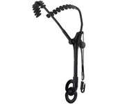 Arnés de hombro de saxofón cómodo saxofón correa de cuello gancho de aluminio Sax holder