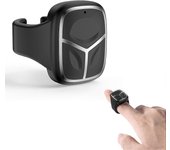 Unbrand Control remoto TikTok, Bluetooth Scroller Ring APP Page Turner para teléfono celular, controlador de dedo, cámara de video, obturador remot...