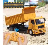 Black Friday 2023 Camiones de control remoto Rc Camión volquete 1/24 8ch Camión volquete de control remoto Rc Vehículos de construcción 2.4g Rc Cam...