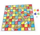 Juego De Mesa De Serpientes Y Escaleras Para Niños Juego Completo Con Tablero, Clásico Divertido Juego Familiar Regalo De Cumpleaños