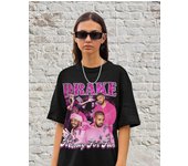 Retro D.r.a.k!e Dinero Para La Diversión Vintage D.r.a.k!e Camiseta De Rap, Camisa De Papi Champán, D.r.a.k!e , Bootleg Retro 90s Fans ShGYGYwd81 C...