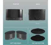 Reloj despertador extra fuerte con agitador de cama inalámbrico, reloj despertador doble vibratorio para personas que duermen mucho, sordas y con d...