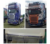 Lámpara de visera solar para Tamiya 1/14 Tractor Rc Scania Truck R620 56323 730 Luz de lámpara de visera solar R470