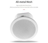 Amplificador incorporado Cubierta trasera Bluetooth de rango completo Cine en casa Música de fondo Altavoz de techo