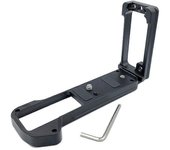 para Fujifilm Fujifilm Fuji XT5 X-T5 Cámara QR de liberación rápida, soporte de metal antideslizante Negro
