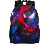 Miles Morales Mochila, Mochila de viaje para computadora portátil, Bolsa de computadora de la escuela universitaria resistente al agua, Durable 16....