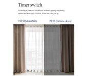 TUYA Smart WiFi Curtains Robot Roman Rod Track/T/U-Rail Tracks 3in1 Abridor de cortinas automático Control remoto Smart Life Blanco