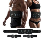 Ems Electric Abdominal Body Slimming Belt Cintura Band Smart Abdomen Muscle Stimulator Abs Trainer