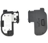 Cubierta de la puerta de la batería a estrenar de 1 pieza para las piezas de reparación de la cámara 5D Mark IV 5DIV 5D4 SLR Negro