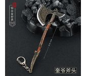 Redkid 16cm Hacha de Leviatán Kratos God Of War Metal PSP Juego Armas periféricas Modelo Ornamento Muñeca Juguetes Equipo Accesorios Coleccionar
