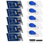 Rfid Kit Rc522 con lector, chip y tarjeta 13.56 Mhz Spi Compatible con Arduino Compatible Y Compatible Raspberry Pi