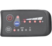 S810 E-Bike Meter Pantalla LED 36V IP65 para bicicleta eléctrica Medidor de bicicleta eléctrica 5PIN Negro