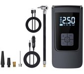 Inflador de neumáticos del compresor de aire de la pantalla digital inalámbrico para la bomba de aire del neumático de la bicicleta del coche infla...