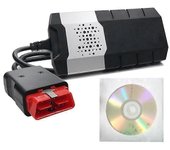 V9 para OBD VCI 2017.R3 TCS Pro OBD2 Herramienta de diagnóstico con Bluetooth para el escáner de accesorios de automóviles y camiones azul