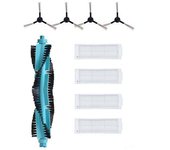 Filtro HEPA de cepillo de trapos de repuesto para Viomi V2 Pro V3 SE V-RVCLM26B V-RVCLM21B accesorios robot Piezas de la aspiradora Negro azul