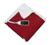 , Manta calefactora eléctrica pesada para aliviar el dolor de espalda , Terapia de calor 4 ajustes de calor, Lavable , Enchufe, 34 "X 24"