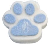 Taba Squishy Big Cat hecho a mano, Squishy de pata gigante para niños adultos azul