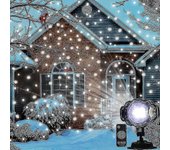 Luz del proyector láser de la nevada de la Navidad al aire libre Lámpara del proyector de las vacaciones de la nevada en movimiento Luz de escenari...