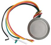 Lector de tarjetas RFID Pequeño mini control de acceso de metal IP65 a prueba de agua 125Khz ID tarjeta de control de acceso Leer Plata