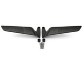 Espejos retrovisores para Ducati Streetfighter V2 955/V4 1100 S/V4 1100 2020-2022 Retrovisor de moto S Negro