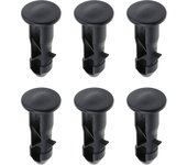 3 pares de pernos de bisagra pasadores de bisagra para contenedores de tapa de botes de basura para caber 240/120/100 / 60l cubos de basura al aire...