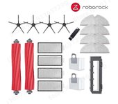 Roborock Q7 Max + Q7 Plus Q7 Max Plus T8 Cepillo lateral principal Filtro Hepa Soporte de fregona Tanque de agua Caja de polvo Aspiradora Accesorio...