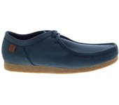 Clarks adultos hombres Shacre Plain Dedo Oxfords & Encaje Ups Nobuck marino US 10.5
