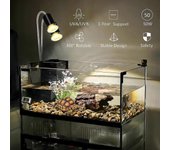 Paquete de 4 lámparas de calor de tortuga, bombillas de tortuga de reptil UVA UVB de 25/50/75 W para tanques, terrarios y jaulas de anfibios, funci...