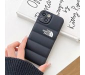 Para la serie iPhone 11 - 3D Linda funda a prueba de golpes, chaqueta de plumón de invierno Puffer Estuche de tela suave para iPhone 11/11 Pro/11 P...