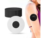 Juego de parches de sensor Uso para sensores Freestyle Libre y Medtronic (negro) 20 piezas