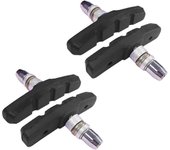4x Pastilla de freno de bicicleta 2 pares V-brake simétrico de 60 mm compatible con para Shimano Tektro Avid Sram Rim Cycle Mtb Vtc City - SNNGV