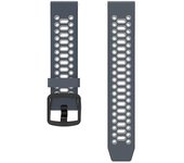 Correa de silicona de 20 mm de doble color para Coros Pace 2 / Garmin vivoactive 5 / GarminActive 5 / Venu Sq 2 Azul gris