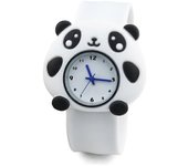 Relojes de dibujos animados para niños Lindo reloj de pulsera que indica reloj de pulsera Niñas Niños Regalo Panda blanco