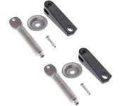 Juego de tornillos de agarre de abrazadera para motor fueraborda Yamaha 6g1 43116 6e0 43118 00 2pcs