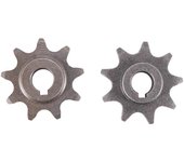 Piñón de 9 dientes para motor de bicicleta eléctrica MY1016Z Unitemotor MY1018 9T Sprocket Electric Scooter Eng negro