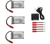 Batería y carga lipo 3.7v 1000mah pour hq898b h11d h11c h11wh t64 t04 t05 f28 f29 t56 t57 rc, p Blanco
