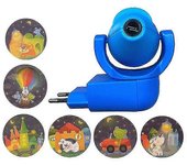 Star Moon Animal Proyector Led Proyector 6 Imágenes Sensor Eu Plug Luz Nocturna Para Niños Bebé Decoración del Dormitorio