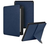 Estuche plegable para Kindle Paperwhite 12ª generación-2024 7", funda de soporte Slim Fit azul oscuro