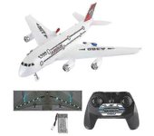 Airbus A380 Rc Avión Boeing 747 Rc Avión de control remoto 2.4g Avión de ala fija Modelo Rc Avión Juguetes para niños Con 1 batería