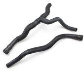 Manguera de entrada y salida de tubería de agua de 2 RADIADORES para 10-15 95390887 95390883 9075007 9075008 Cruze negro