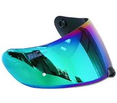 HJ-20M Casco de motocicleta Visera Lens Case para HJC C70 FG-17 IS-17 FG-ST HJ-20ST Anti-UV Dustproof Helmet Lens Helmet Accessories Arco iris