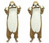 Unisex Onesie Sloth Cosplay Disfraz M