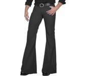 Pantalones Disco de los 70 para Hombre Pantalones de Pantalones Vaqueros de Campana de los Años 60 Pantalones de Campana de los 70 Pantalones de Me...