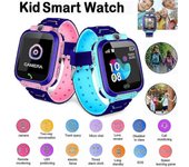 Idoit Reloj inteligente para niños Cámara Sim Gsm Sos Llamar Teléfono Juego Relojes El mejor regalo para niños-B17 Rosa