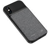 Para iPhone X / XS 5.8 pulgadas 6800mAh Oxford Cloth Protector Charger Case Recargable Slim Extended Bat