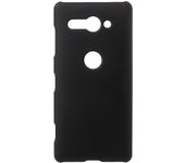 Estuche de plástico duro de goma para Sony Xperia XZ2 Compact Negro Style A Sony Xperia XZ2 Compac