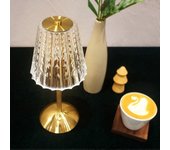 Lámpara de mesa inalámbrica Lámpara a pilas recargables Decoración de la habitación Lámpara portátil Luces LED regulables continuas táctiles