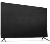 Cubierta antipolvo de tela elástica suave para televisor colgante de TV LCD de 43 ", 49 " 55" Negro 43in
